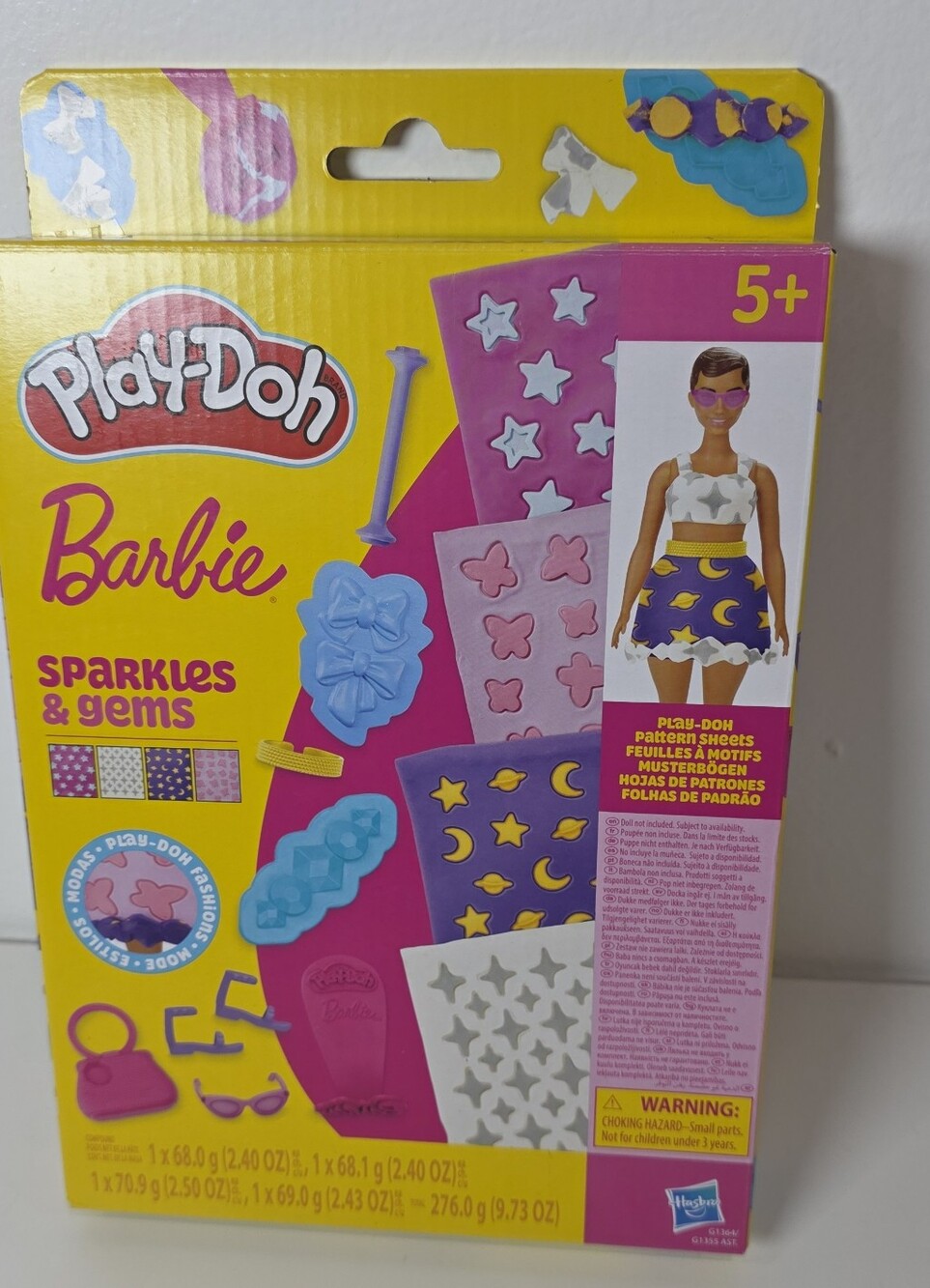 Barbie Play-Doh Sparkles And Gems Pattern Sheets New